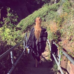 Lightweight Beach Poncho Cover-up